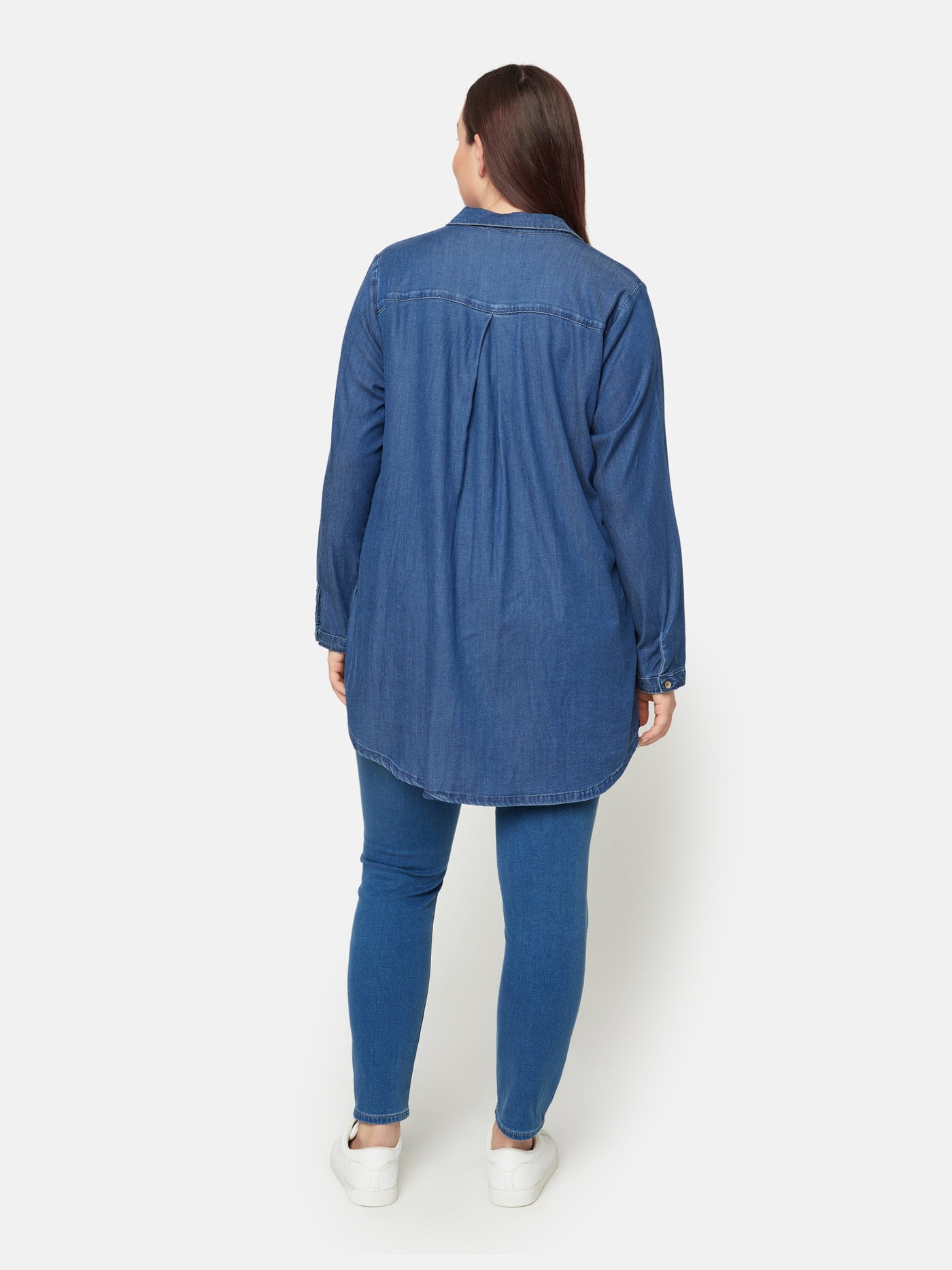 Skjorte - Medium Blue Denim