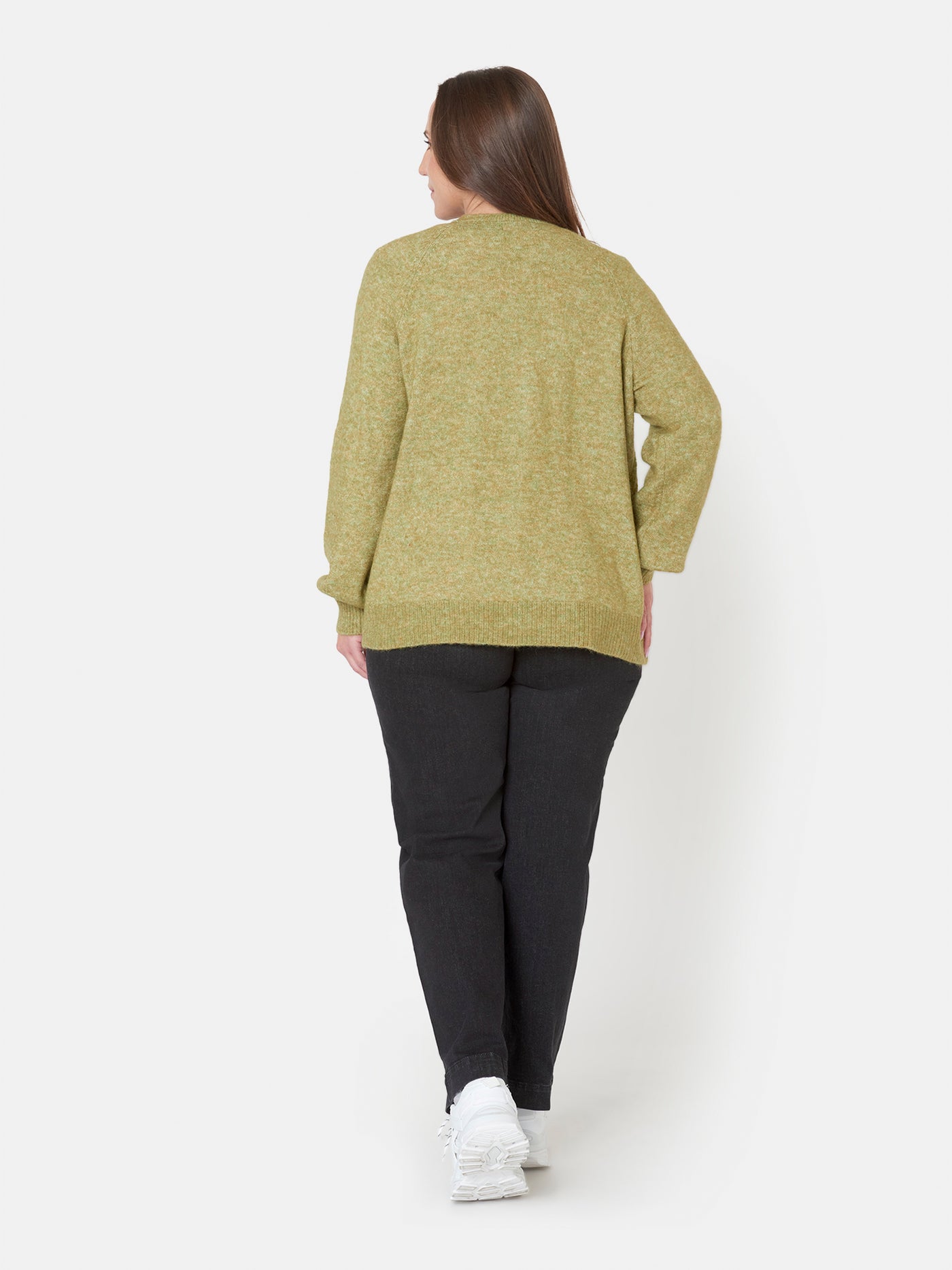 Cardigan - Green Melange