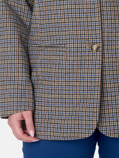 Blazer - Blue/Brown Check