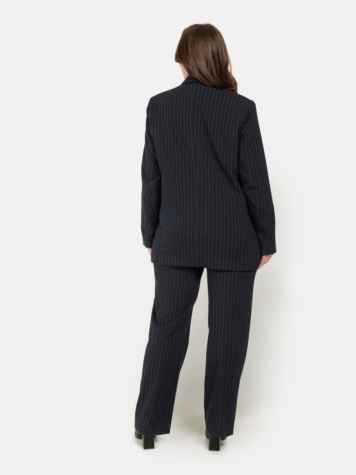 Blazer - Black Pinstripe