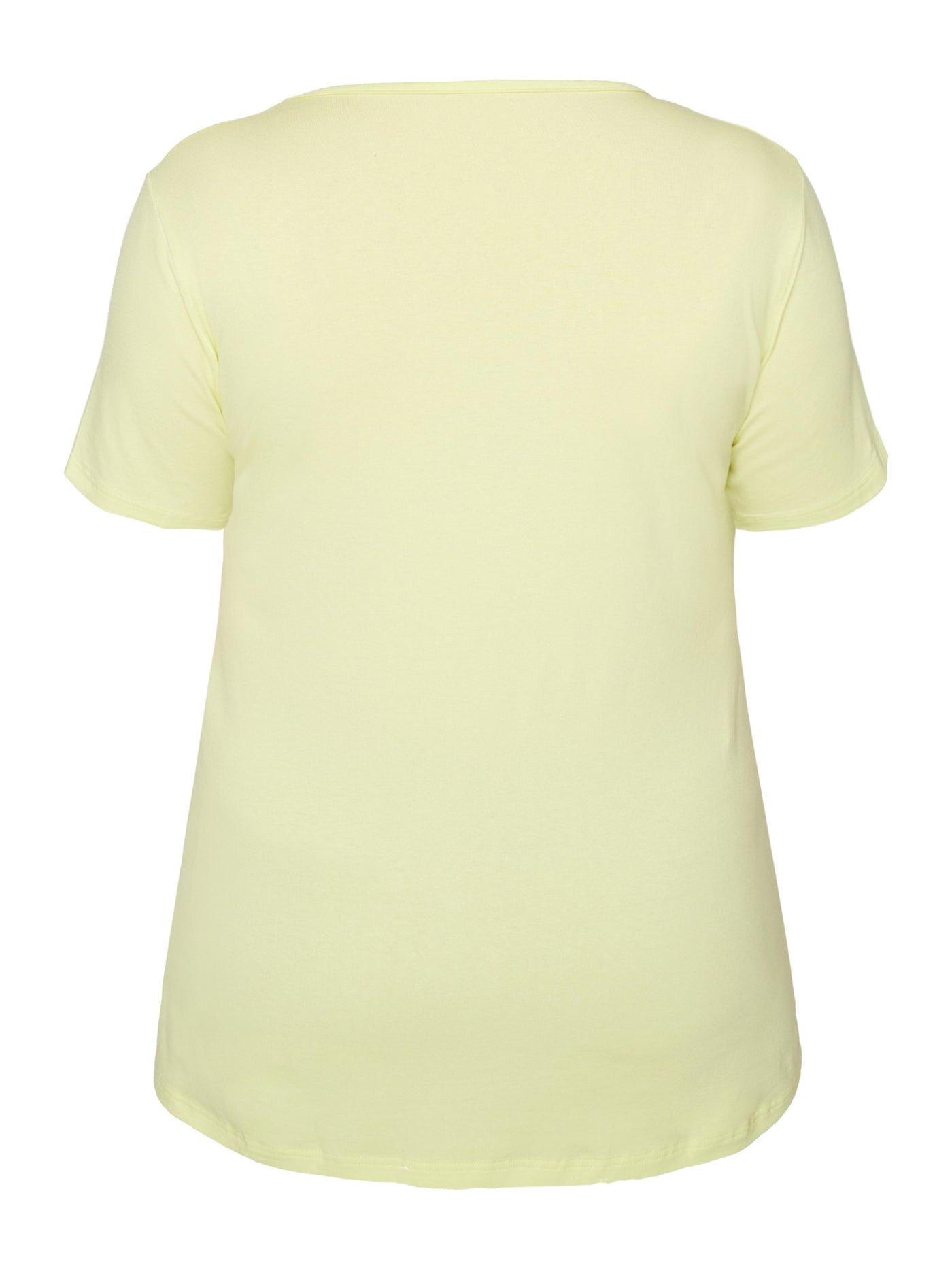 Basis T-shirt I A-facon Med Korte ærmer - Sunny Lime