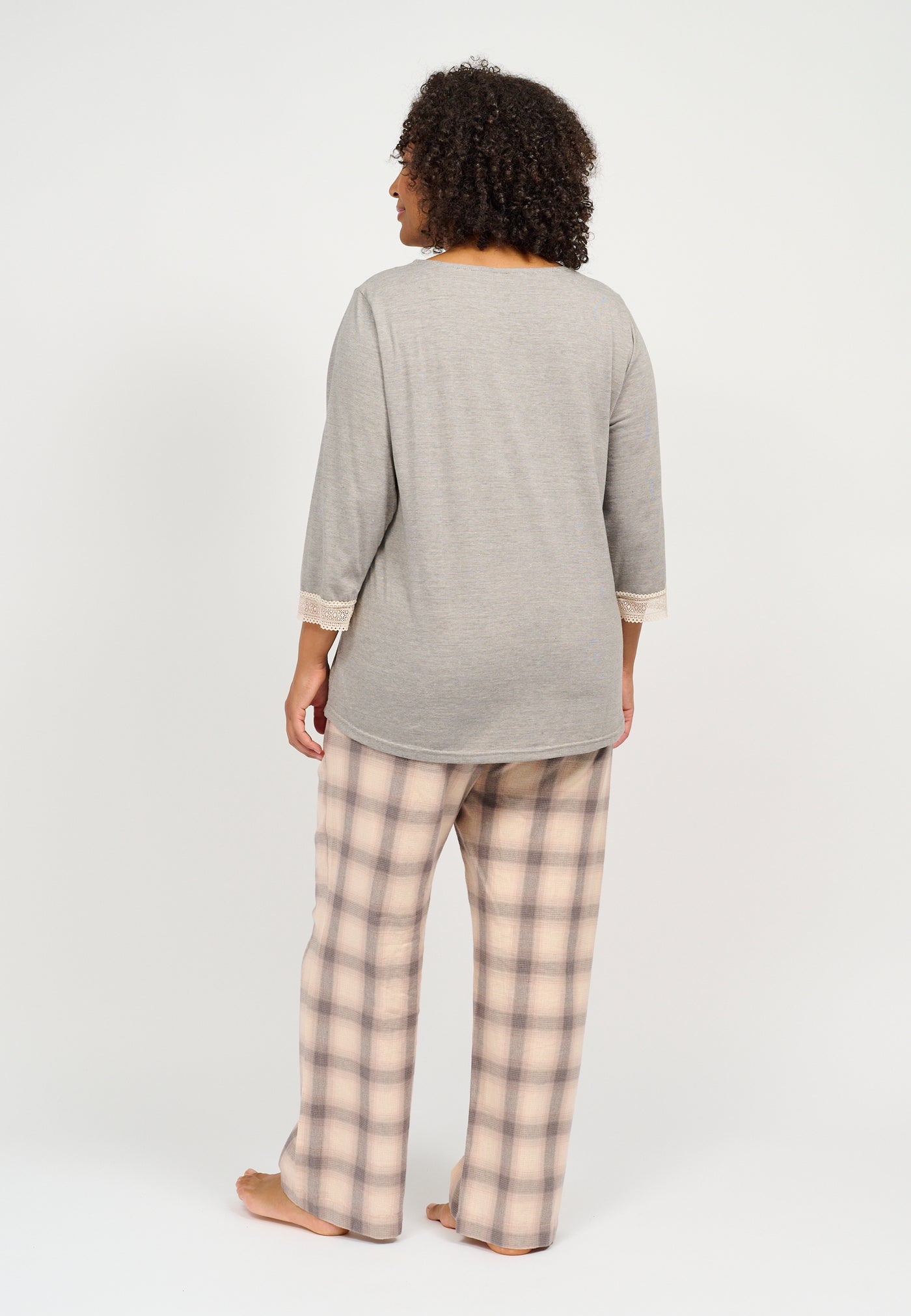 Pyjamasbukser - Grey Check