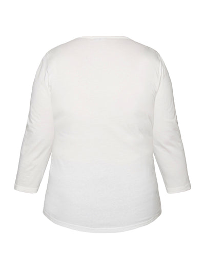 T-shirt 3/4 ærmer - Off White