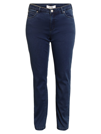 Jeans Rose Straight Leg - Dark Blue Denim